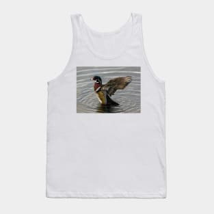 Wood Duck Drake Showing Off Tank Top